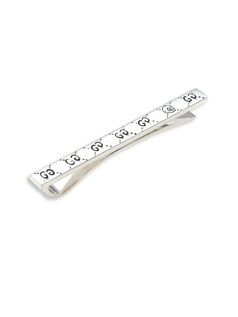 gucci ghost tie clip|Gucci tie bars men.